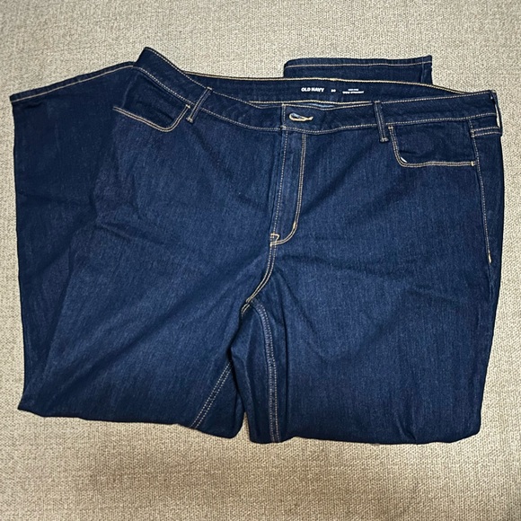 Old Navy Dark Wash, High Waisted WOW Straight Jeanz in Sz 20 - Picture 7 of 7